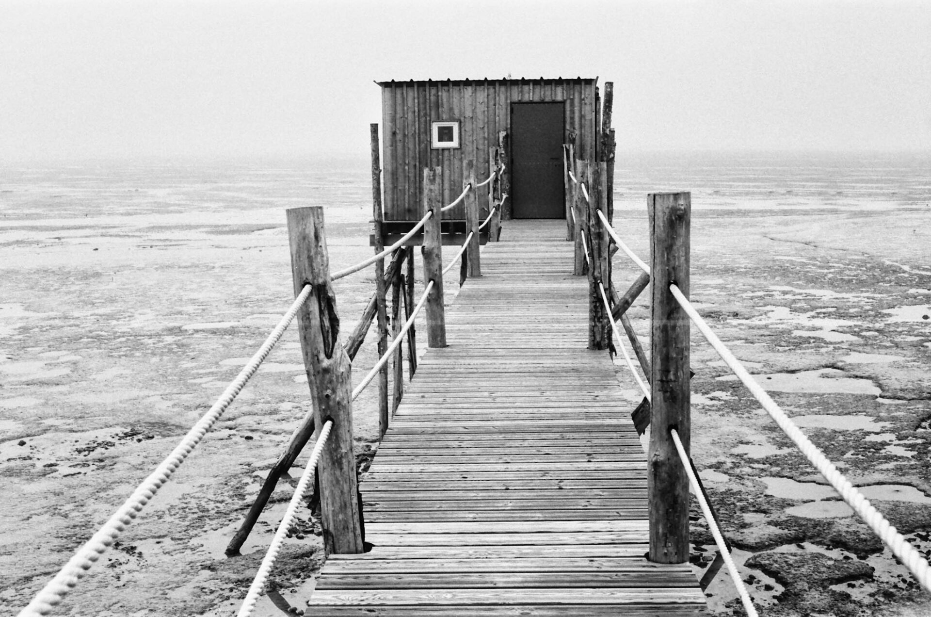Canon FTB | Baie d'Yves - Anse des Boucholeurs - Marée basse dans la brume