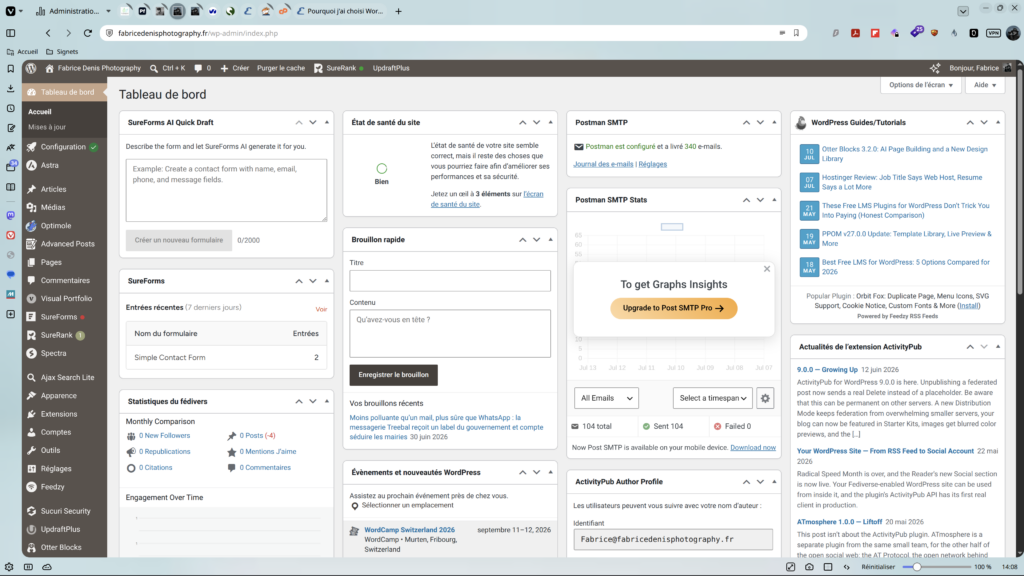 Pourquoi j’ai choisi WordPress et SPIP administration wordpress