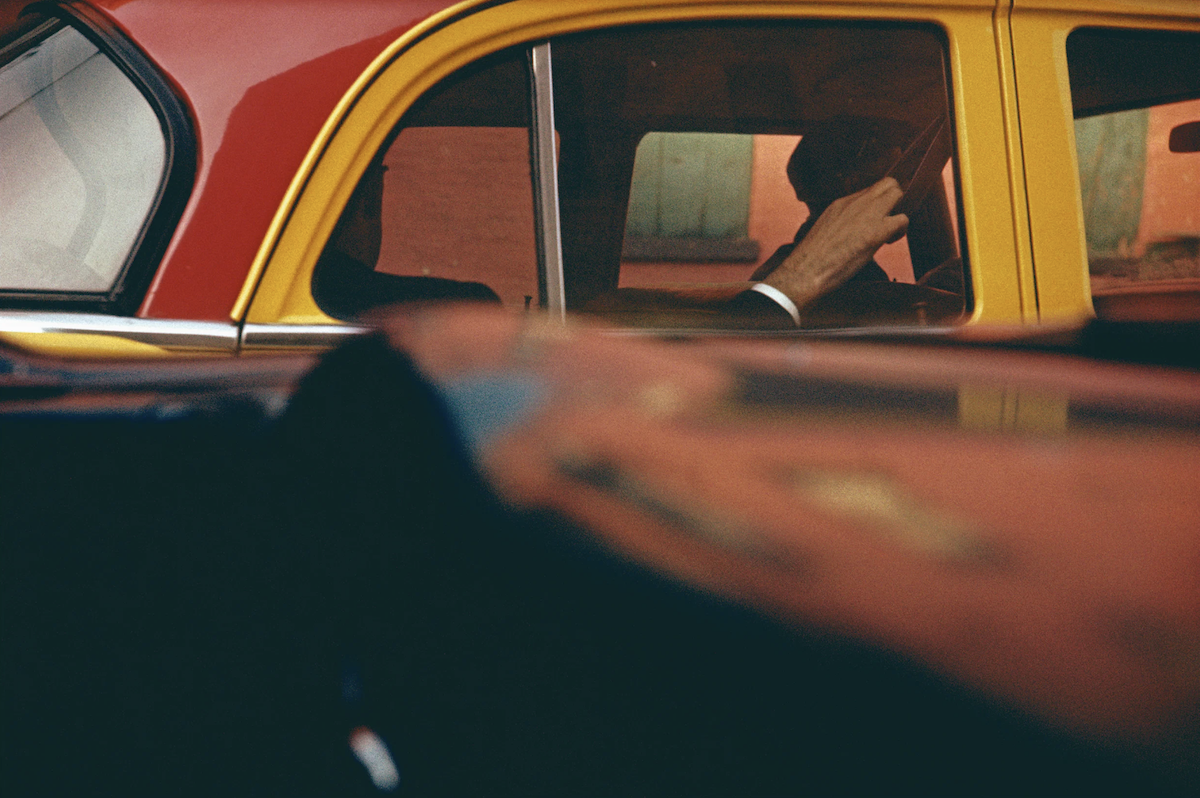 saul leiter taxi 1957 collection florence et damien bachelot the saul leiter foundation